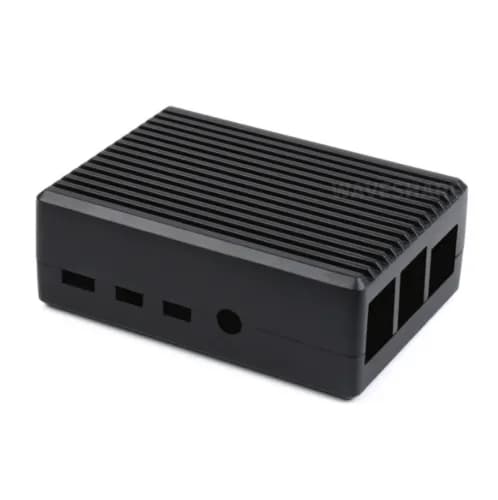 Алюминиевый корпус с рифлеными полосками для Raspberry Pi 4, внутренние стойки радиатора