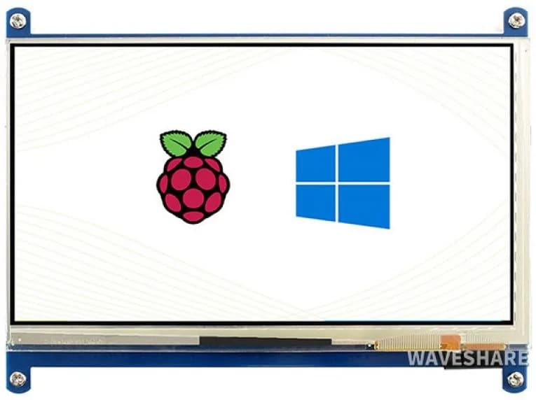 Waveshare 11199 - 7-Zoll-LCD с емкостным сенсорным экраном (C), 1024×600, HDMI, IPS, Niedriger Stromverbrauch