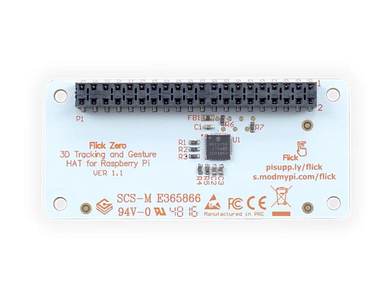 Flick Zero — 3D-отслеживание и жесты pHAT для Raspberry Pi Zero