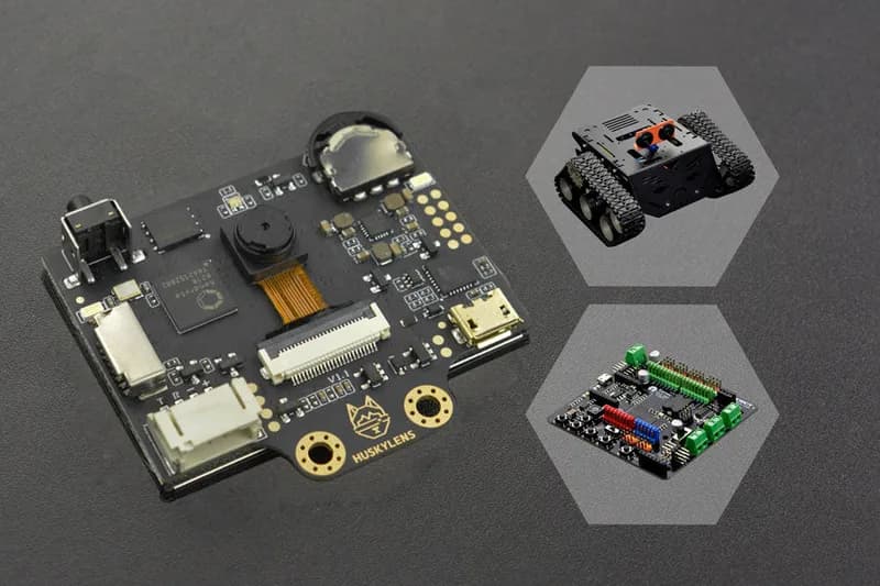 Gravity: HUSKYLENS с мобильной роботизированной платформой Devastator Tank и Romeo V2