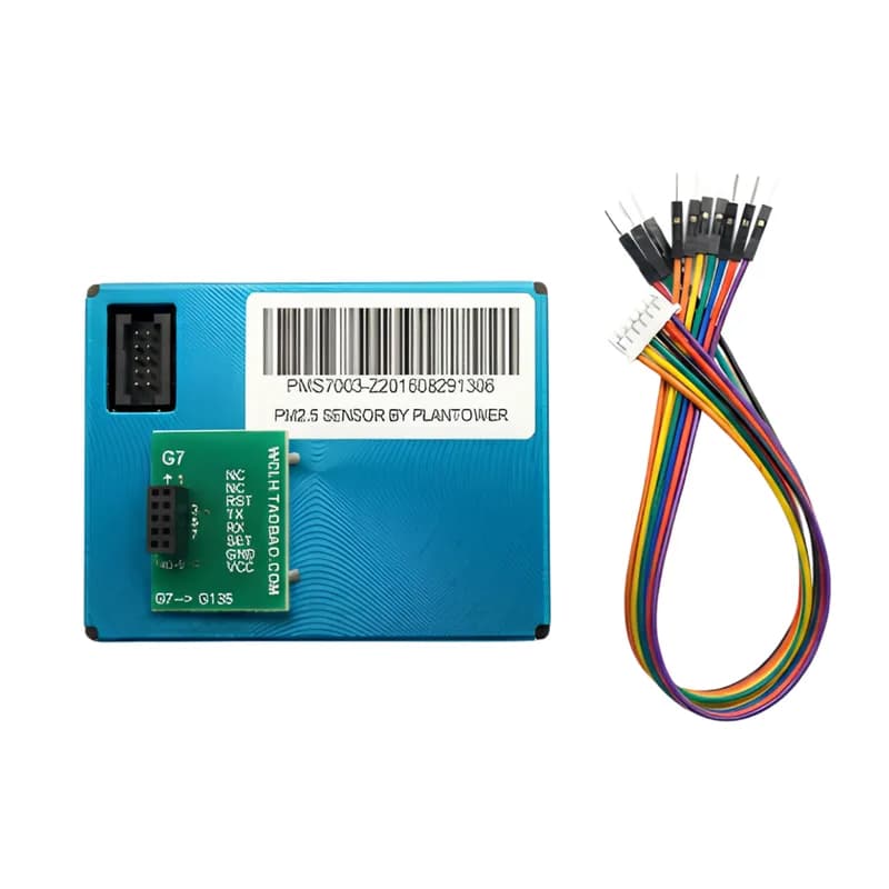 Plantower PMS7003 Лазерный датчик пыли PM2,5 с платой передачи и кабелем