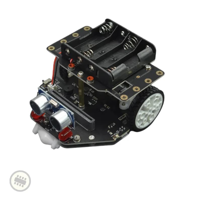 micro:Maqueen Plus V2 (4xAA) — продвинутый обучающий робот STEM для micro:bit