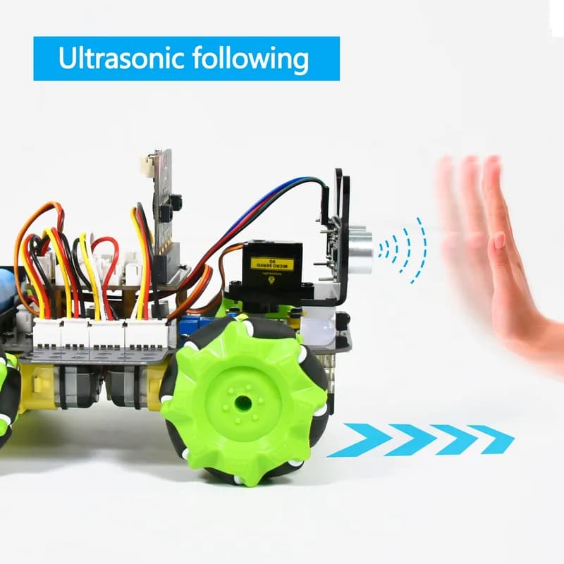 Автомобиль-робот Micro:bit 4WD Mecanum V2.0