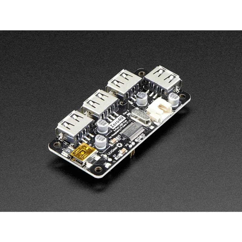 Zero4U — 4-портовый USB-концентратор для Raspberry Pi Zero v1.3