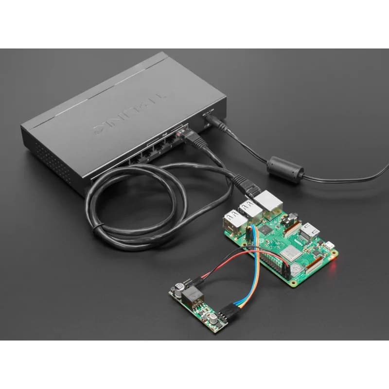 Модуль PoE с изолированным выходом, 5 В, 1,8 А, работает с Raspberry Pi 3 B+