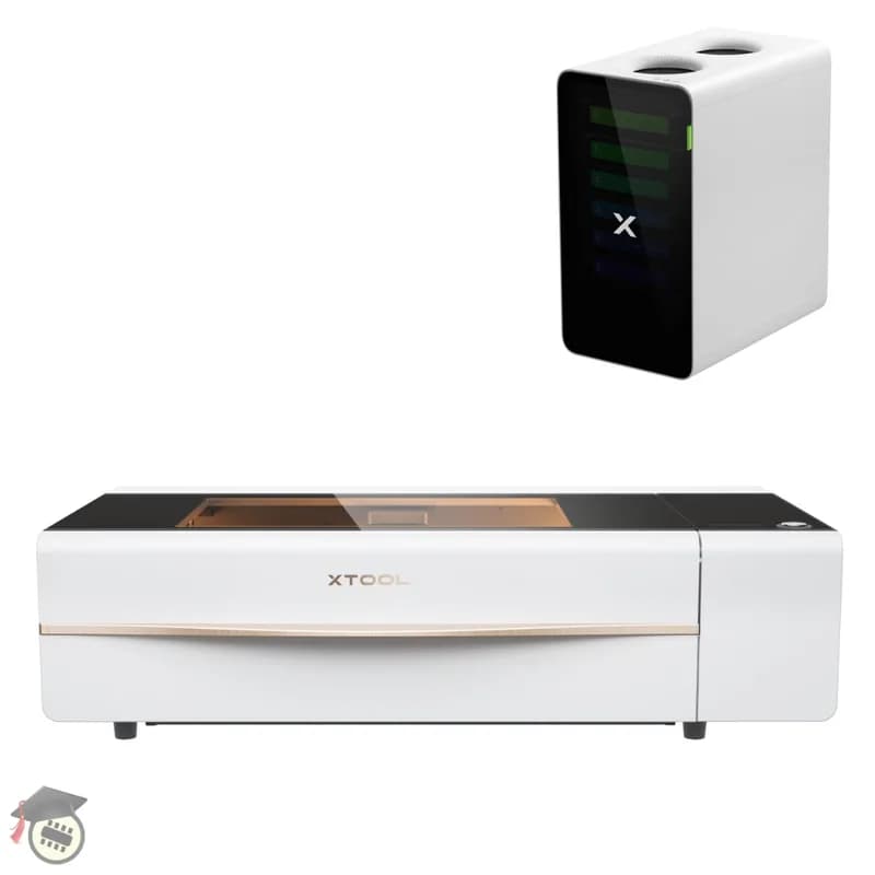 Комплект xTool P2S 55 Вт CO2 Laser EDU (белый)