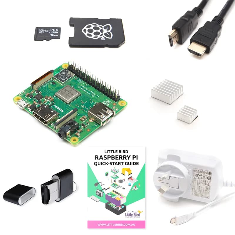 Little Bird Raspberry Pi 3 Model A Plus Полный стартовый комплект