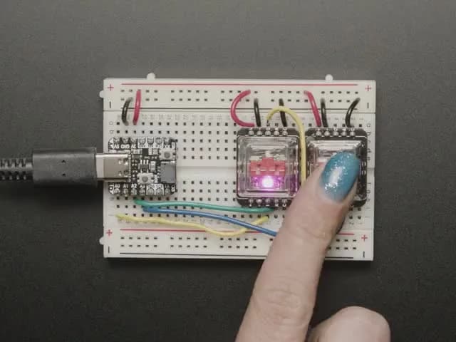 Разъем NeoKey для переключателей CHOC с NeoPixel