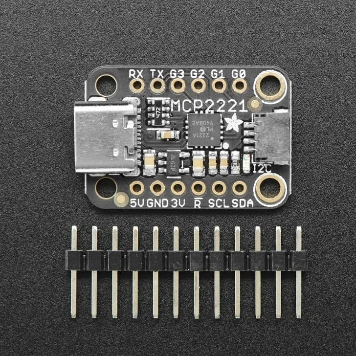STEMMA QT/Qwiic MCP2221A USB - GPIO/ADC/I2C