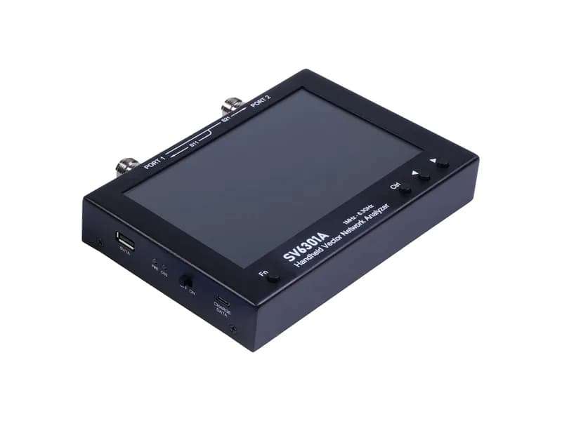 CHELEGANCE SV6301A – 6,3G VNA С 7-дюймовым CAPA, СЕНСОРНЫМ ЭКРАНОМ CITIVE, выходной мощностью -40 дБм ~ -10 дБм, входной мощностью -100 дБм (МАКС.), TF-картой 8 ГБ