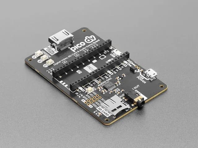 Демо-база Pimoroni Pico DV - Мультимедийная плата RP2040 DVI