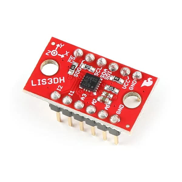 Трехосевой акселерометр SparkFun - LIS3DH (с разъемами)