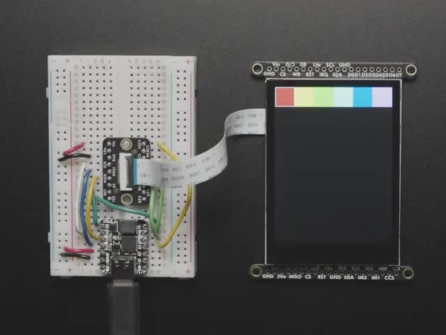 2,8-дюймовый TFT-дисплей с сенсорной коммутационной платой и разъемом MicroSD