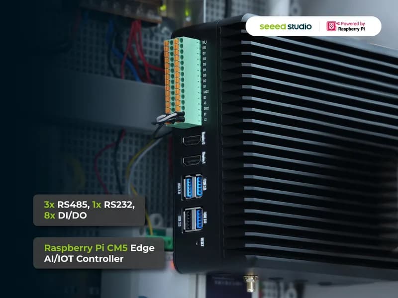 reComputer Industrial R20 и дополнительные аксессуары — самый надежный и мощный контроллер Raspberry Pi Edge AI/IOT