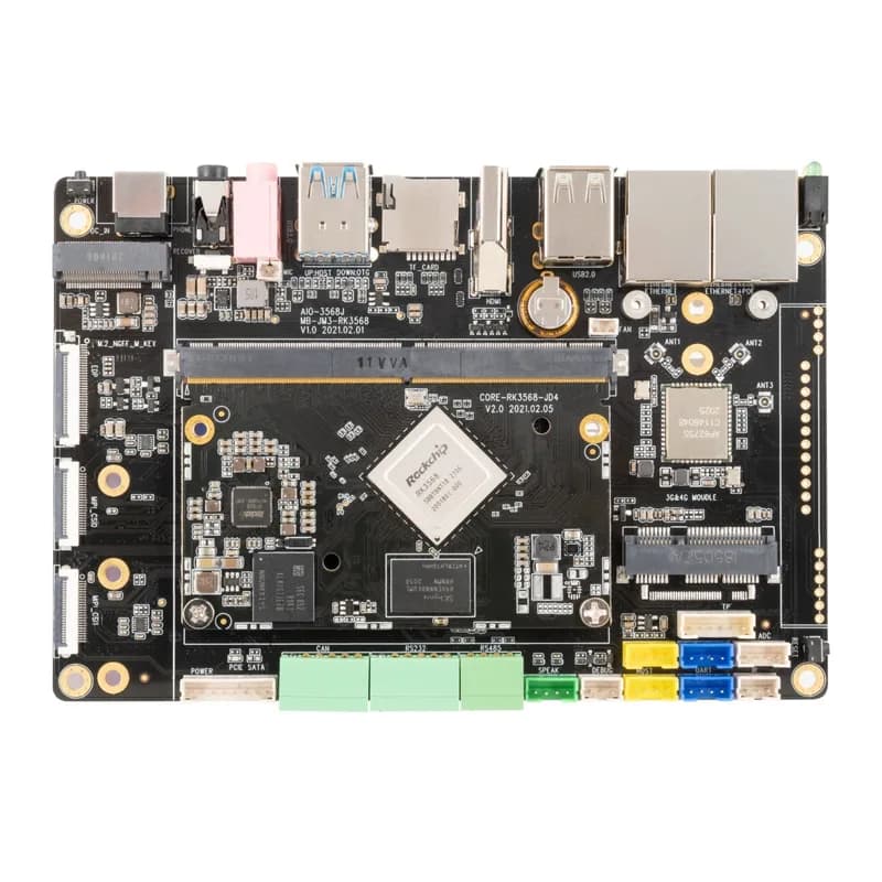 AIO-3568J Четырехъядерная материнская плата ARM AI