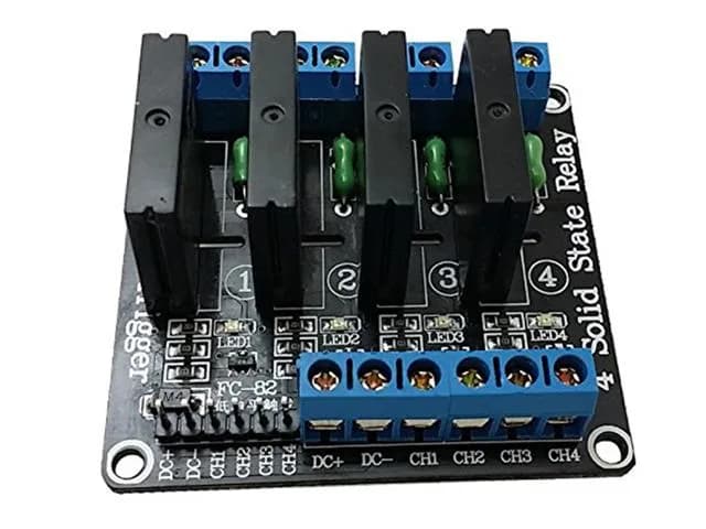 BMT SOLID STATE RELAY BRD 4CH 5V