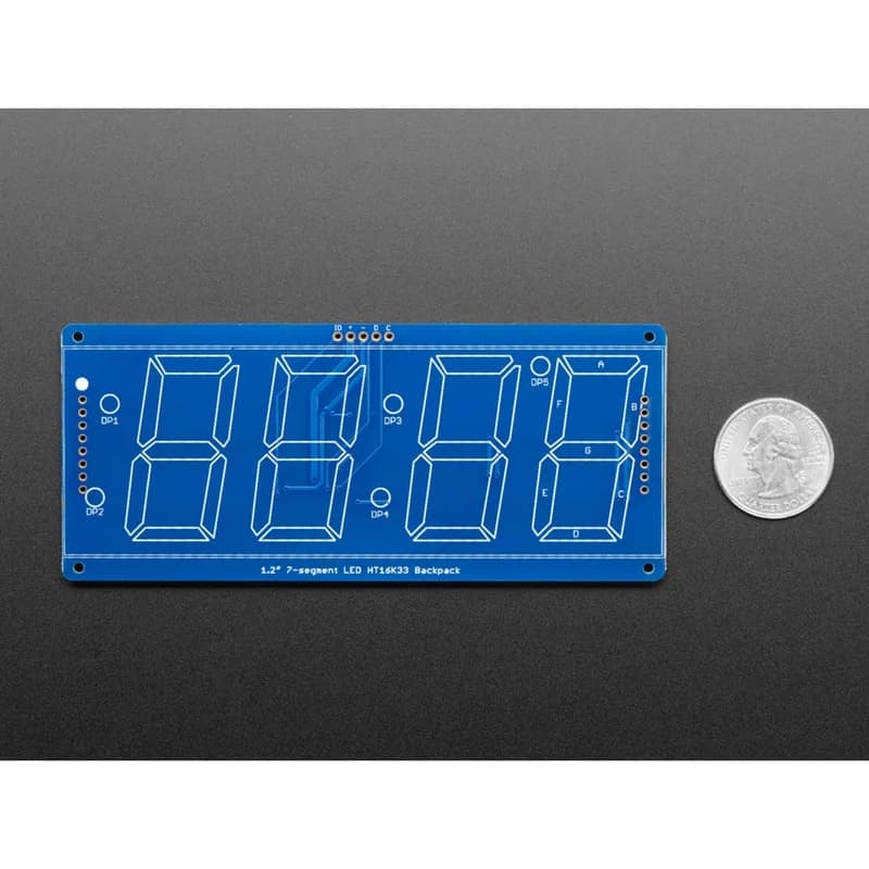 Рюкзак Adafruit, 7 сегментов, высота 1,2 цифры