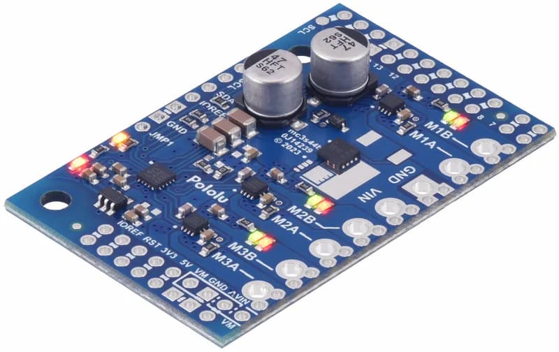 Тройной контроллер двигателя Motoron M3S550 для Arduino (без разъемов)