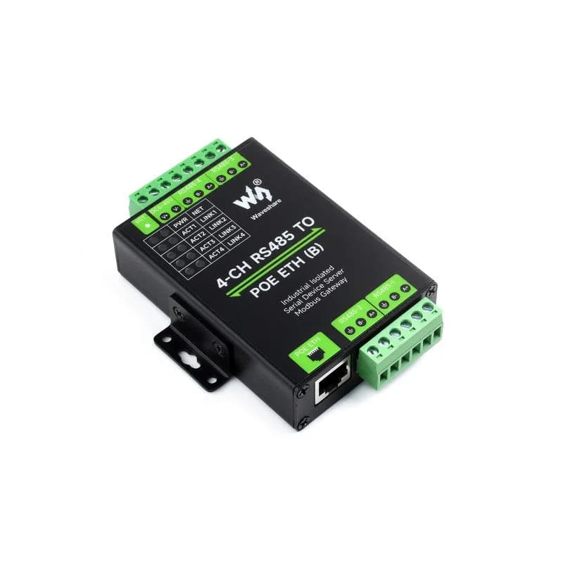 Waveshare 4-канальный POE RS485 или RJ45 Ethernet-сервер