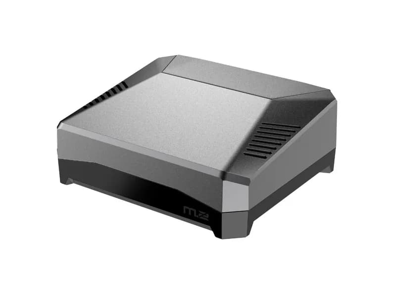 Алюминиевый корпус Argon ONE M.2 для Raspberry Pi 4 — с поддержкой SSD через M.2, двумя полноразмерными HDMI, кнопкой питания, охлаждающим вентилятором и поддержкой ИК-порта