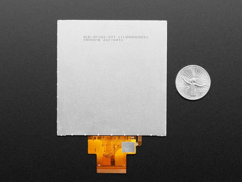 Квадратный TFT-дисплей RGB 666 TTL — 4 дюйма, 720 x 720 — без сенсорного экрана TL040HDS20-B1502A