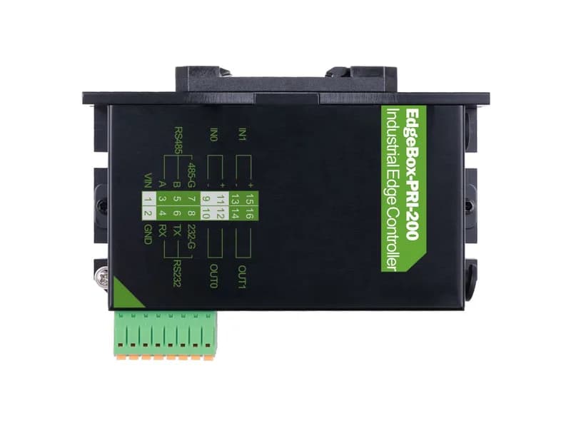 EdgeBox RPi 200 — промышленный пограничный контроллер, 2 ГБ ОЗУ, 8 ГБ eMMC, Wi-Fi