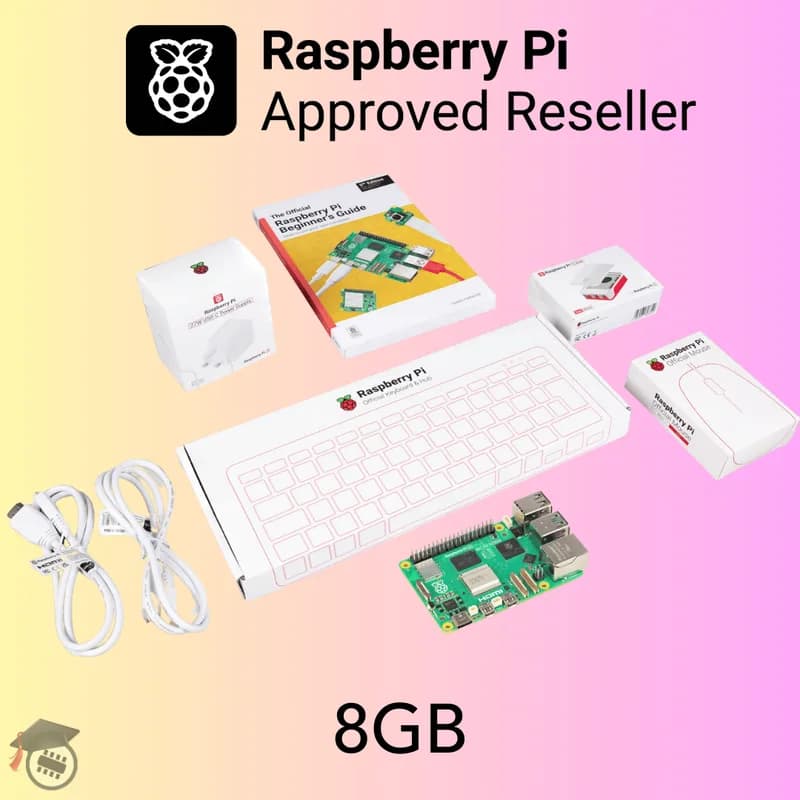 Настольный комплект Pakronics® Raspberry Pi® 5, 8 ГБ