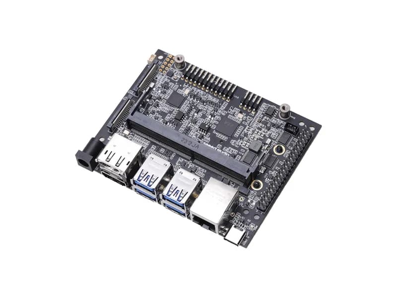 reComputer J202 — несущая плата для Jetson Nano/Xavier NX/TX2 NX, с 4 портами USB 3.1 Gen 2, M.2 Key M, E, того же размера, что и несущая плата NVIDIA Jetson Xavier NX Dev Kit