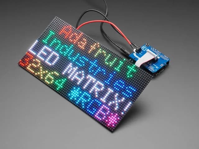 Adafruit RGB Matrix Shield для Arduino
