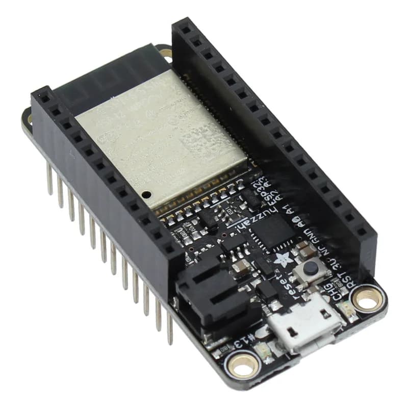 Перьевая плата ESP32 со штабелируемыми разъемами