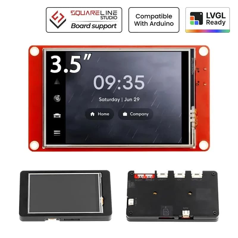 CrowPanel 3,5-дюймовый HMI ESP32 дисплей 480x320 SPI TFT сенсорный ЖК-экран, совместимый с Arduino/LVGL/ PlatformIO/Micropython