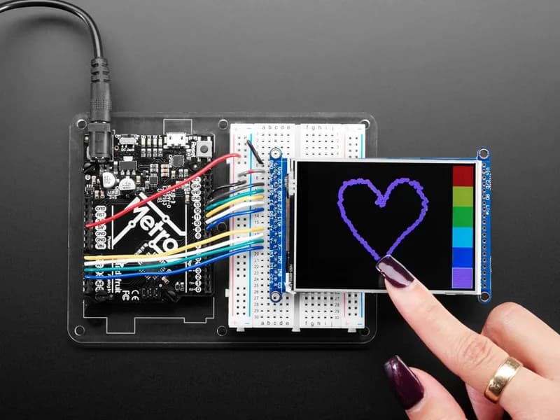 3,2-дюймовый TFT ЖК-дисплей с сенсорным экраном и разъемом MicroSD — ILI9341