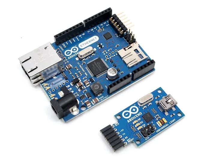 Arduino Ethernet БЕЗ PoE + USB2SERIAL