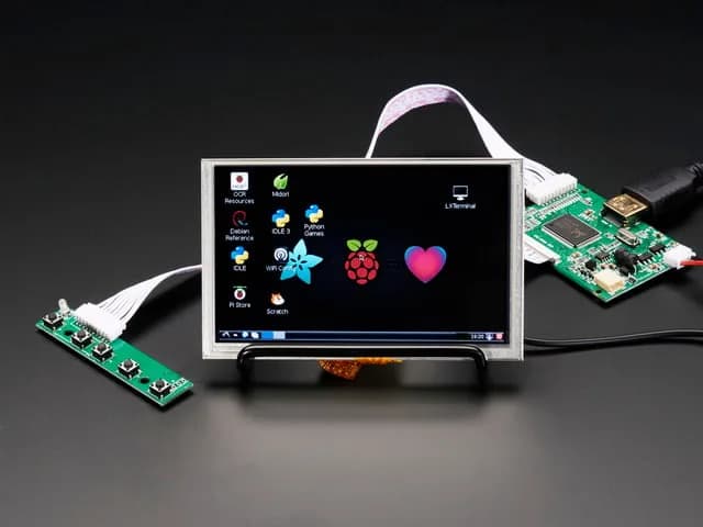HDMI 4 Pi: 5-дюймовый дисплей с сенсорным экраном и мини-драйвером — HDMI 800x480