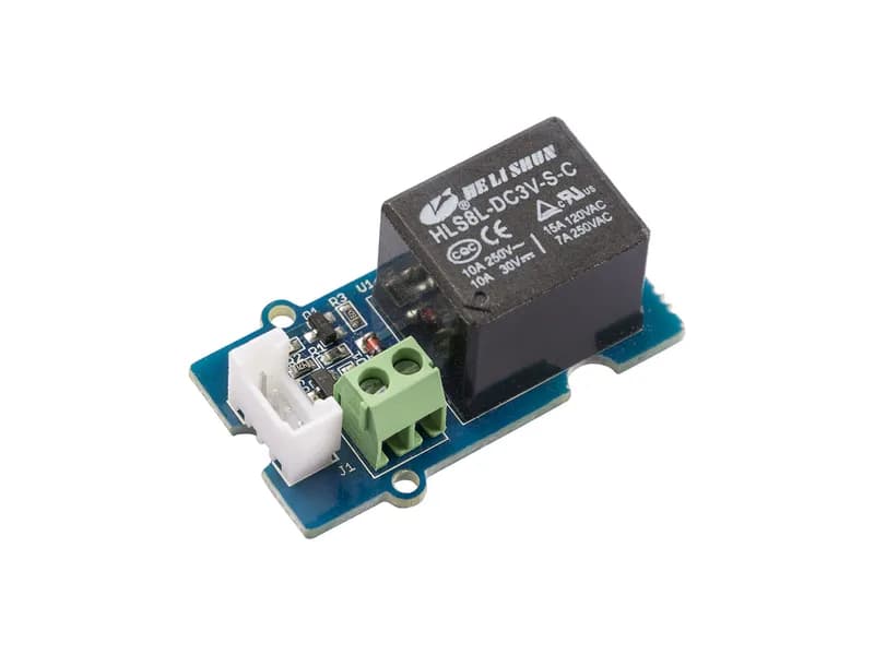 Grove - Сильноточное реле 5 В/10 А, маленькое одностороннее механическое реле Arduino