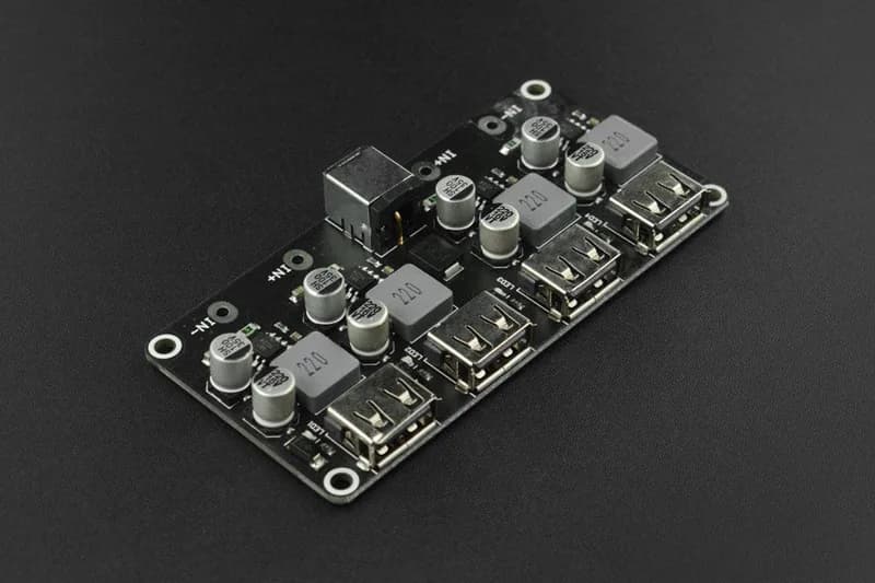 4-канальный модуль быстрой зарядки (совместим с Raspberry Pi 4B и Jetson Nano)