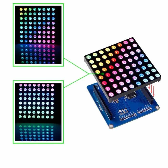 Полноцветный матричный светодиодный экран RGB + матричный экран RGB