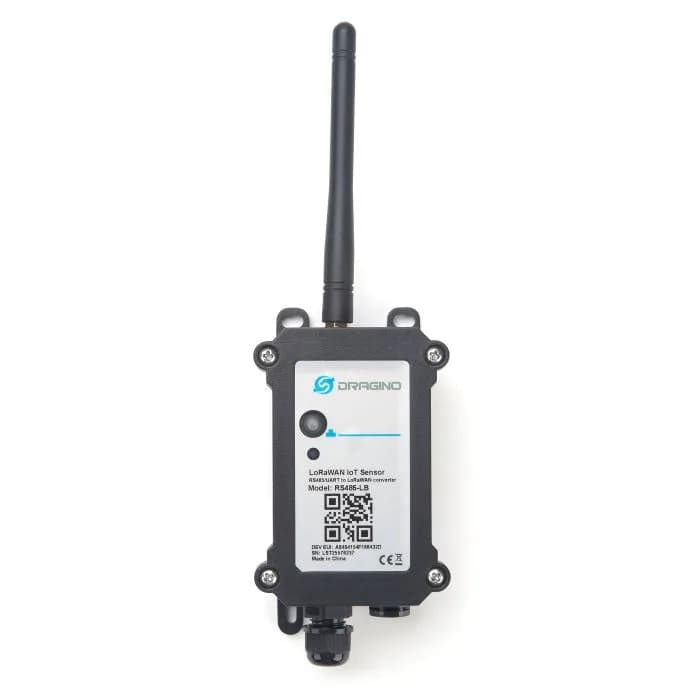 Dragino RS485W-LB-EU868-16 Wasserdichter RS485/UART-zu-LoRaWAN-конвертер с напряжением питания 12 В