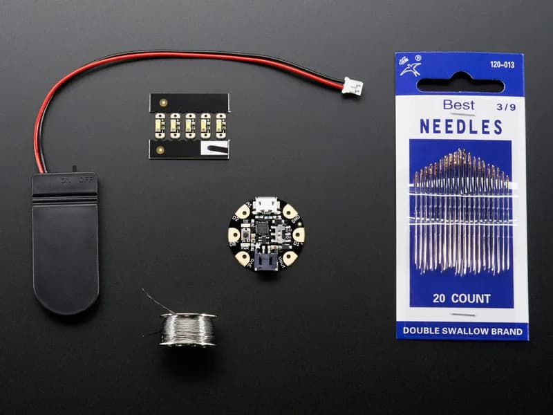 Стартовый пакет с блестками Adafruit Gemma
