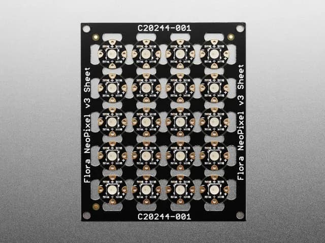 Flora RGB Smart NeoPixel версия 3 — 20 листов