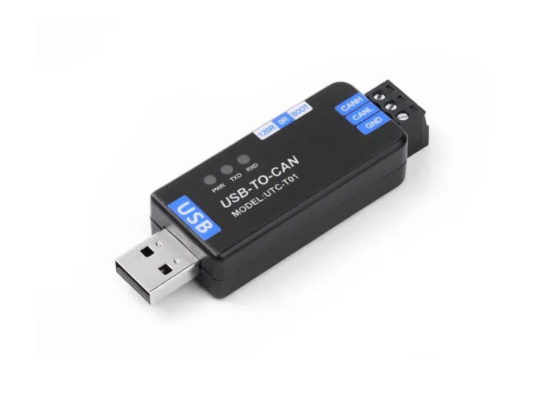 UTC-T01 Промышленный адаптер USB-CAN (совместим с PCAN/CANable)