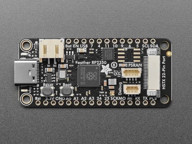 Adafruit Feather RP2350 с портом HSTX