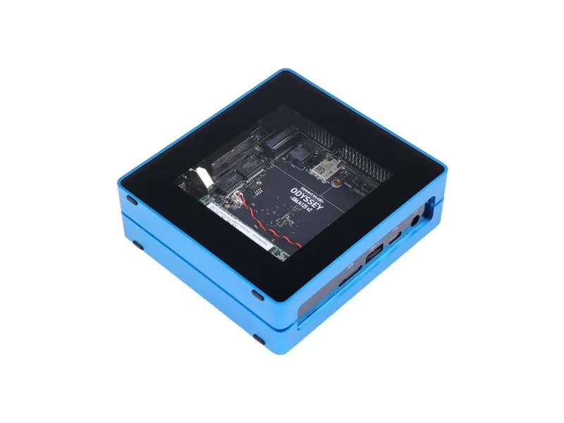 ODYSSEY Blue J4125 v2 Mini PC (TELEC) — мини-ПК с 128 ГБ M.2 SATA, Linux и ядром RP2040, двумя сетевыми адаптерами 2,5 Gigabit Ethernet