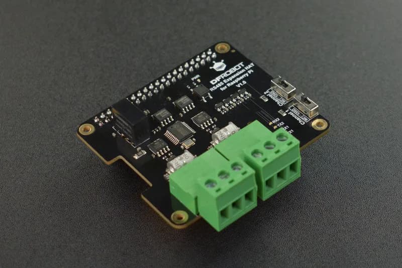Двухканальная плата расширения RS485 для Raspberry Pi 4B
