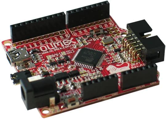 Olimexino 32U4 - Arduino Leonardo - подобная плата
Микроконтроллер