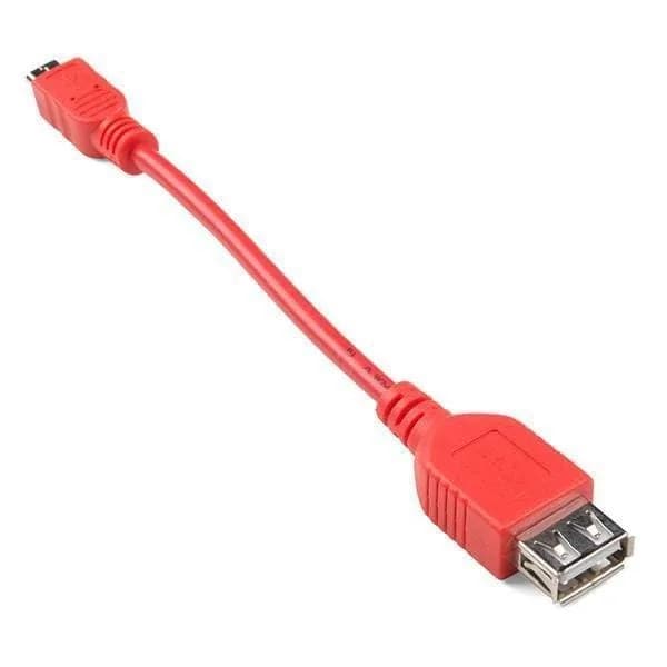 USB-кабель OTG — гнездо A к Micro B — 5 дюймов (CAB-14276)
