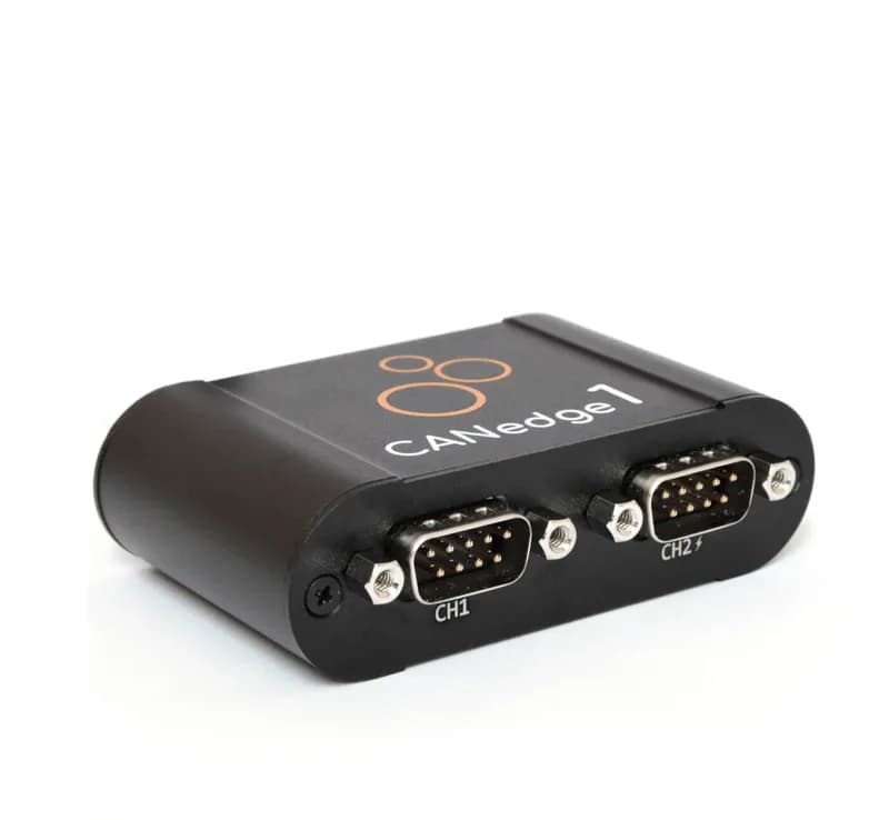 CANedge1: 2x регистратора данных шины CAN (SD + RTC)