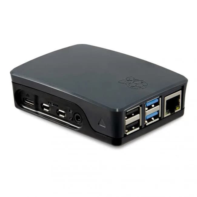 Корпус Raspberry Pi® 4 Model B — черный и серый
