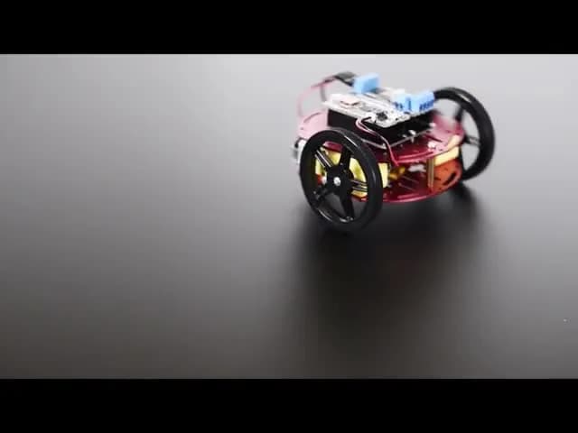 Комплект шасси мини-круглого робота - 2WD с двигателями постоянного тока