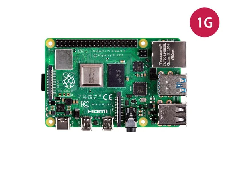 Компьютер Raspberry Pi 4, модель B, 1 ГБ